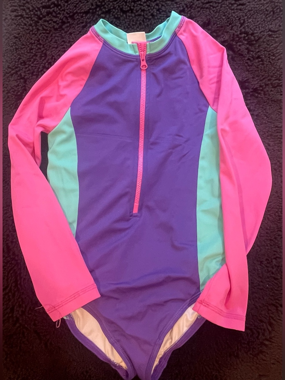 Hanna Andersson Color Block Rashguard 6/7